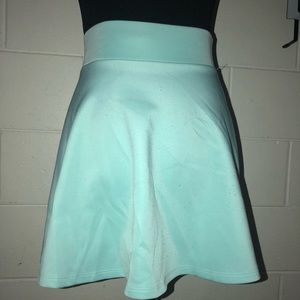 Teal skater skirt